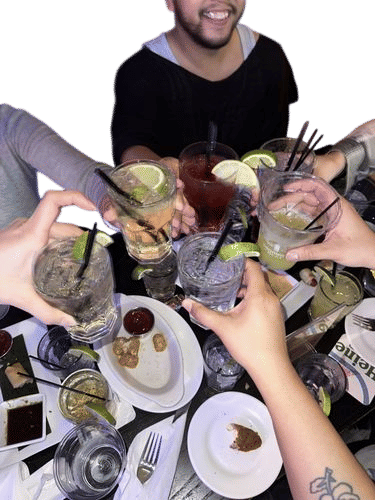 Vodka Soda as your main drink