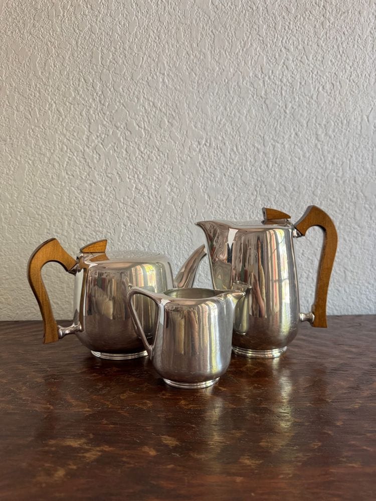 Midcentury Picquot Ware Coffee/Tea Set