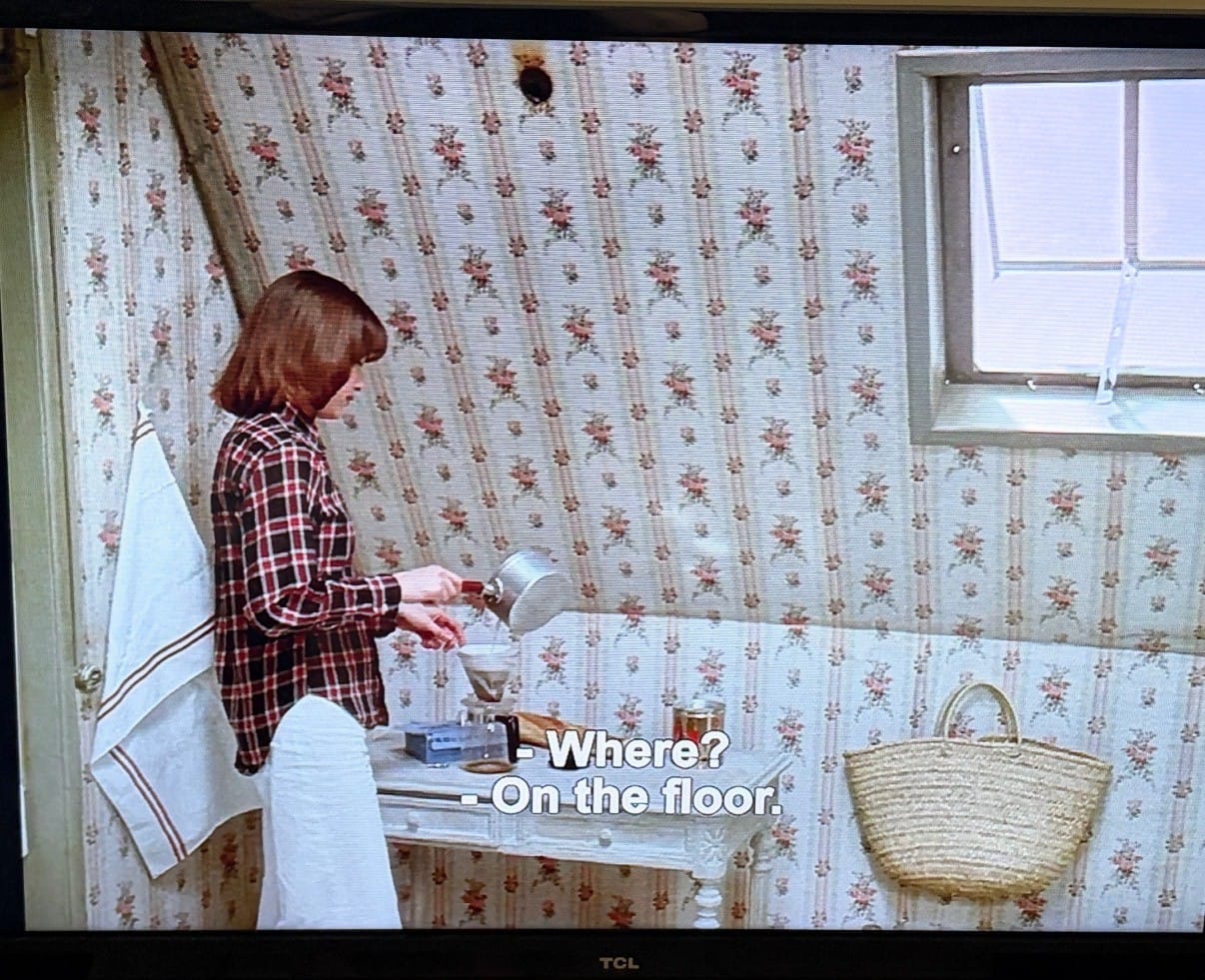 This bedroom in "Love in the Afternoon"