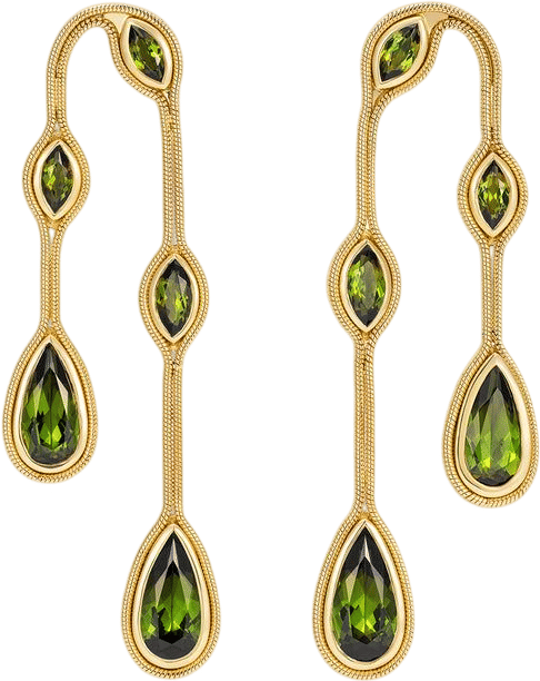 High Fluid Doubled Earrings
