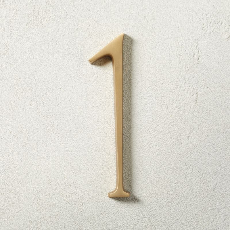 Brass Address Numbers