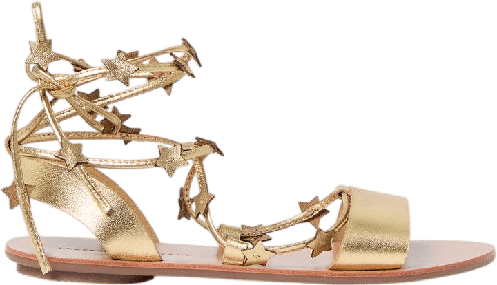 Loeffler Randall Starla Gold Wrap Sandal