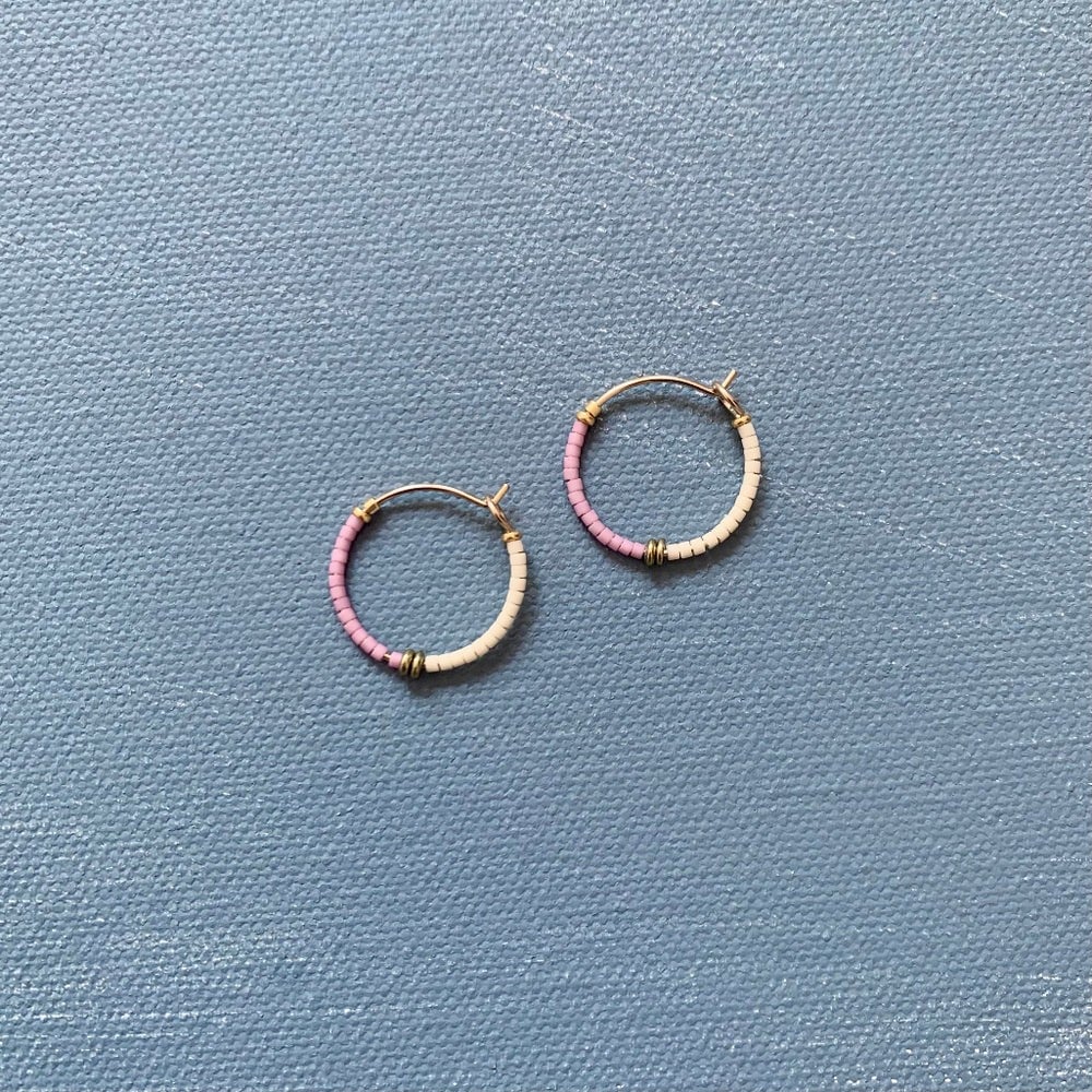 Alice Rise Small Beaded Hoops