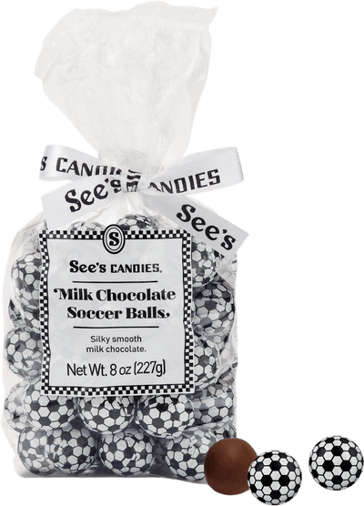 Milk Chocolate Soccer Balls