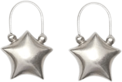 Puffed Star Earrings