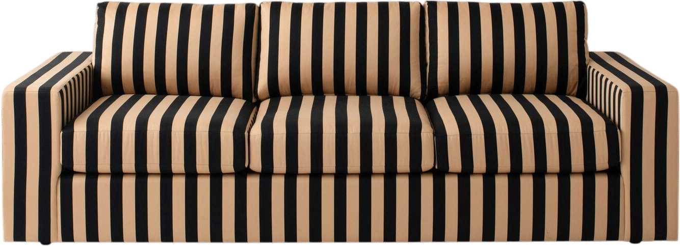 Marc Striped Sofa by Schoolhouse x Clare V. https://www.dwell.com/product/marc-striped-sofa-by-schoolhouse-x-clare-v-0632a6ab