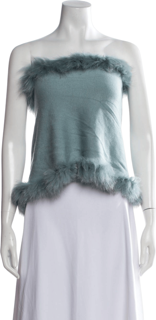Cashmere Strapless Top
