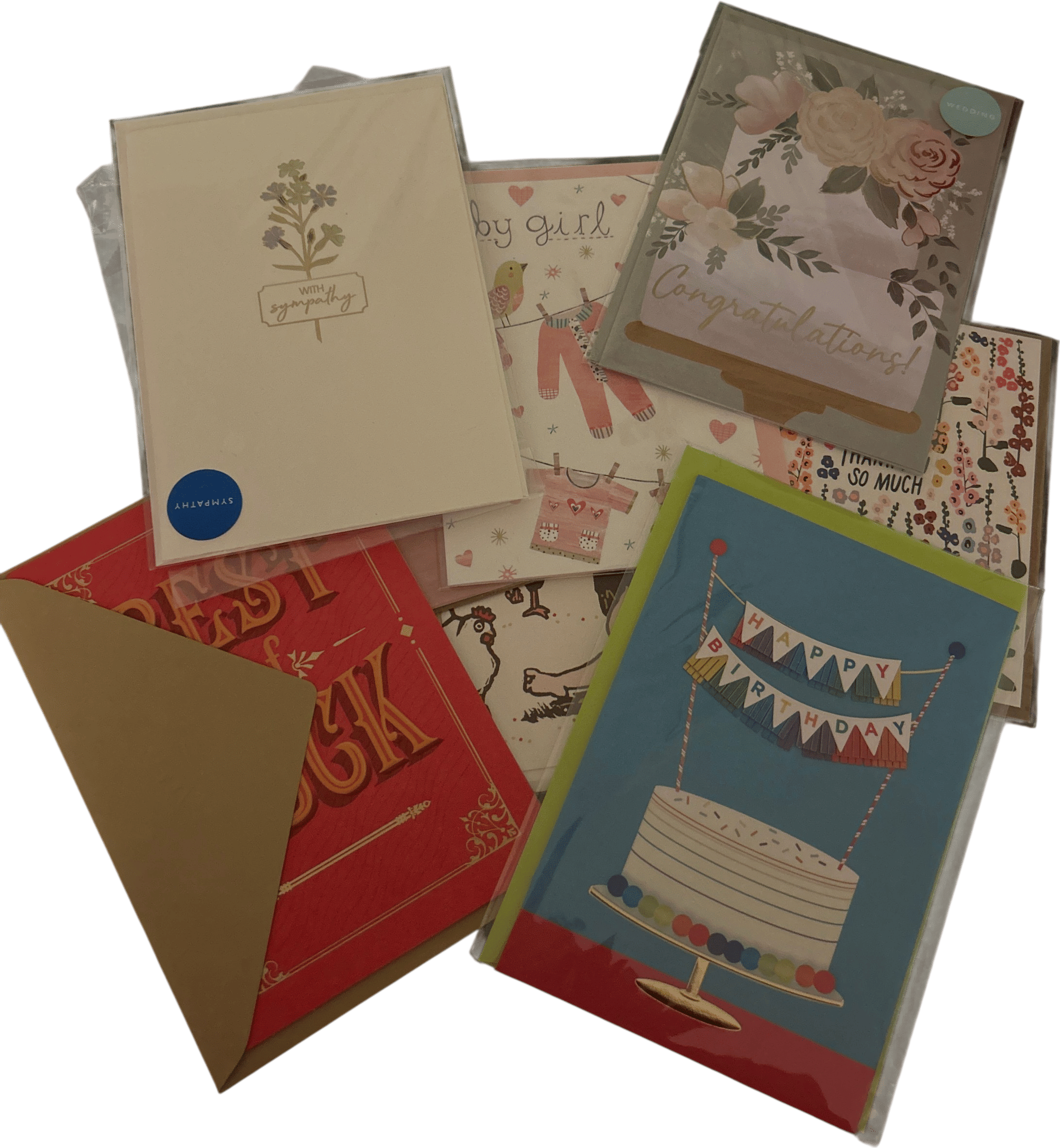 Always keep a stash of greeting cards