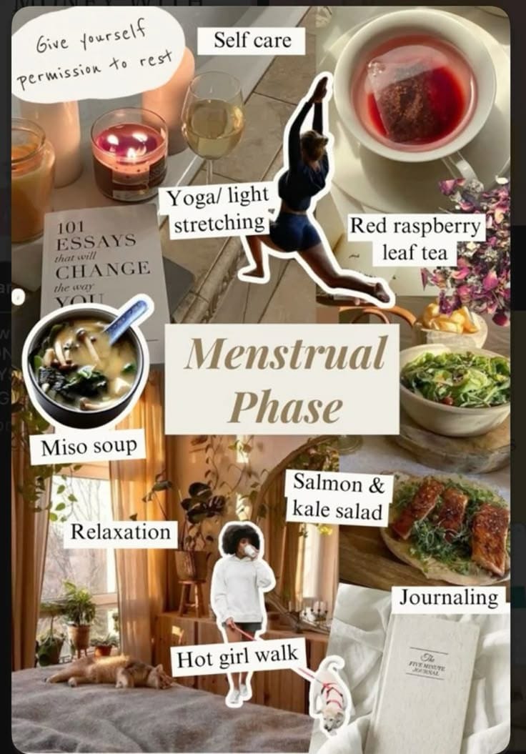 No cold drinks or foods on your period!