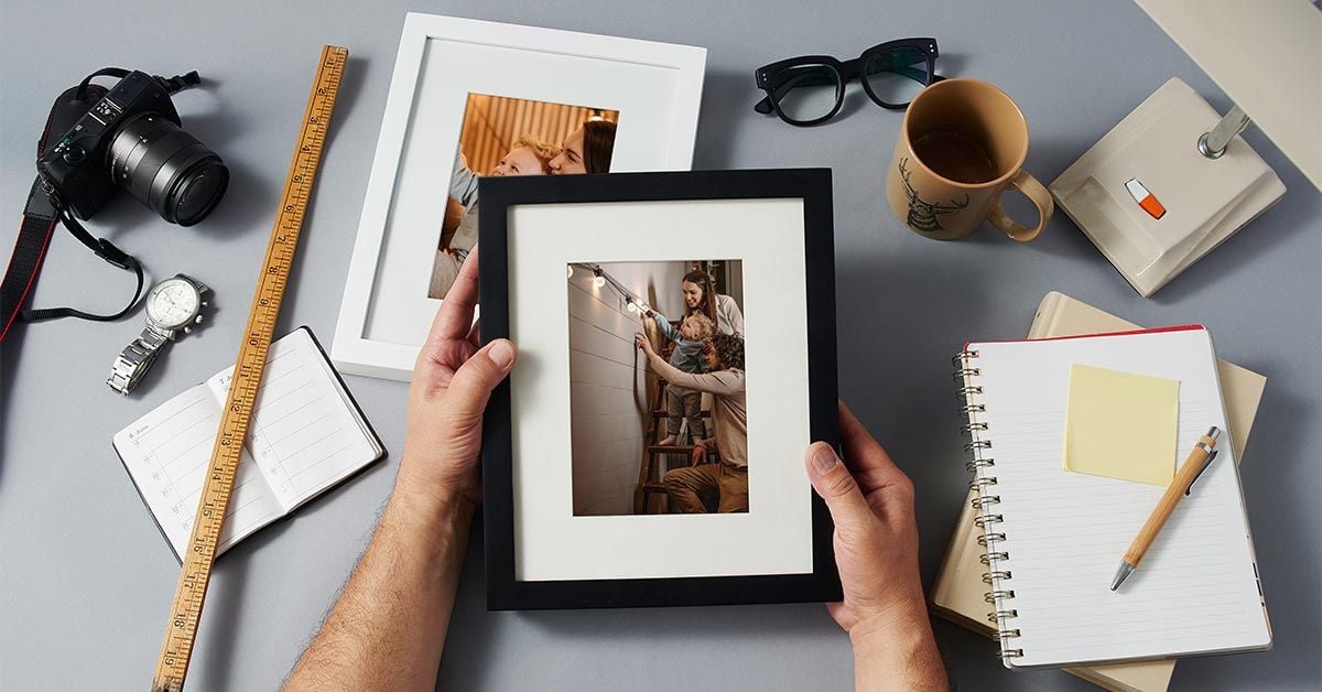 Print and frame pictures together!