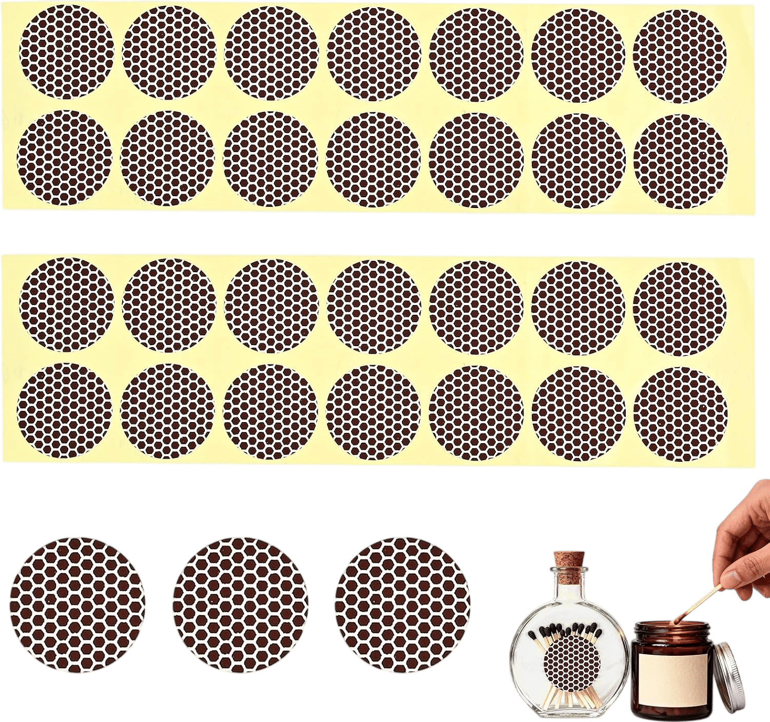 Rotundity Match Paper with Adhesive