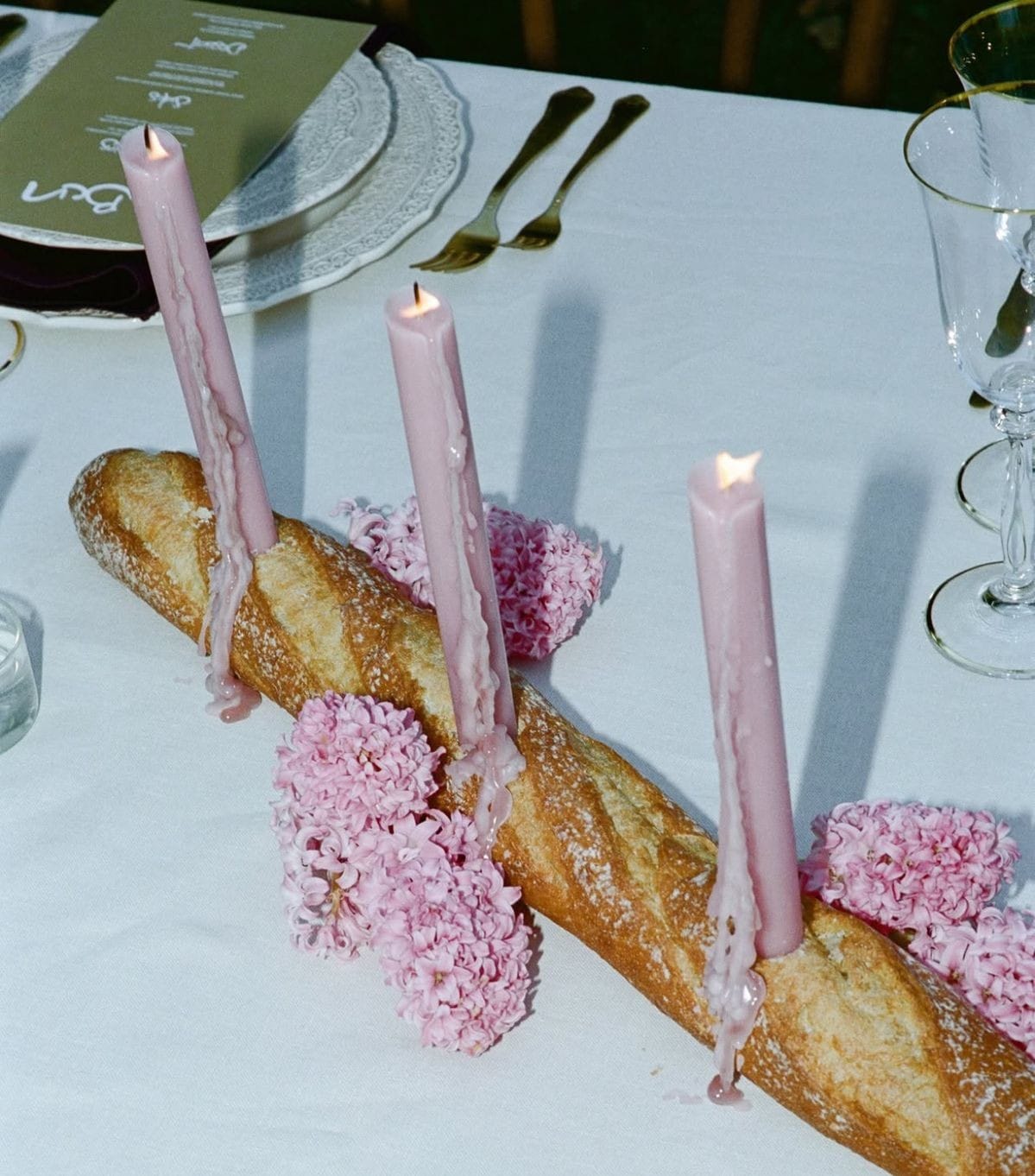 Baguette Candlestick Holder