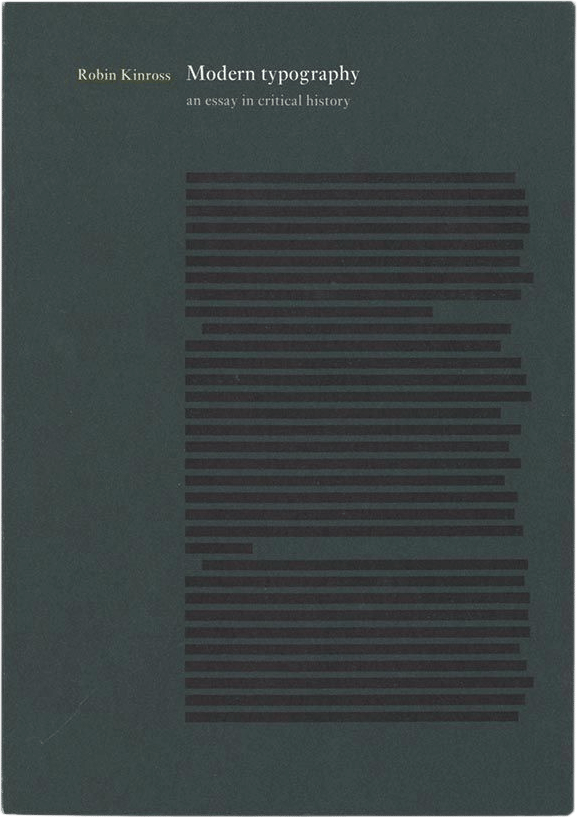 Modern Typography: An Essay in Critical History