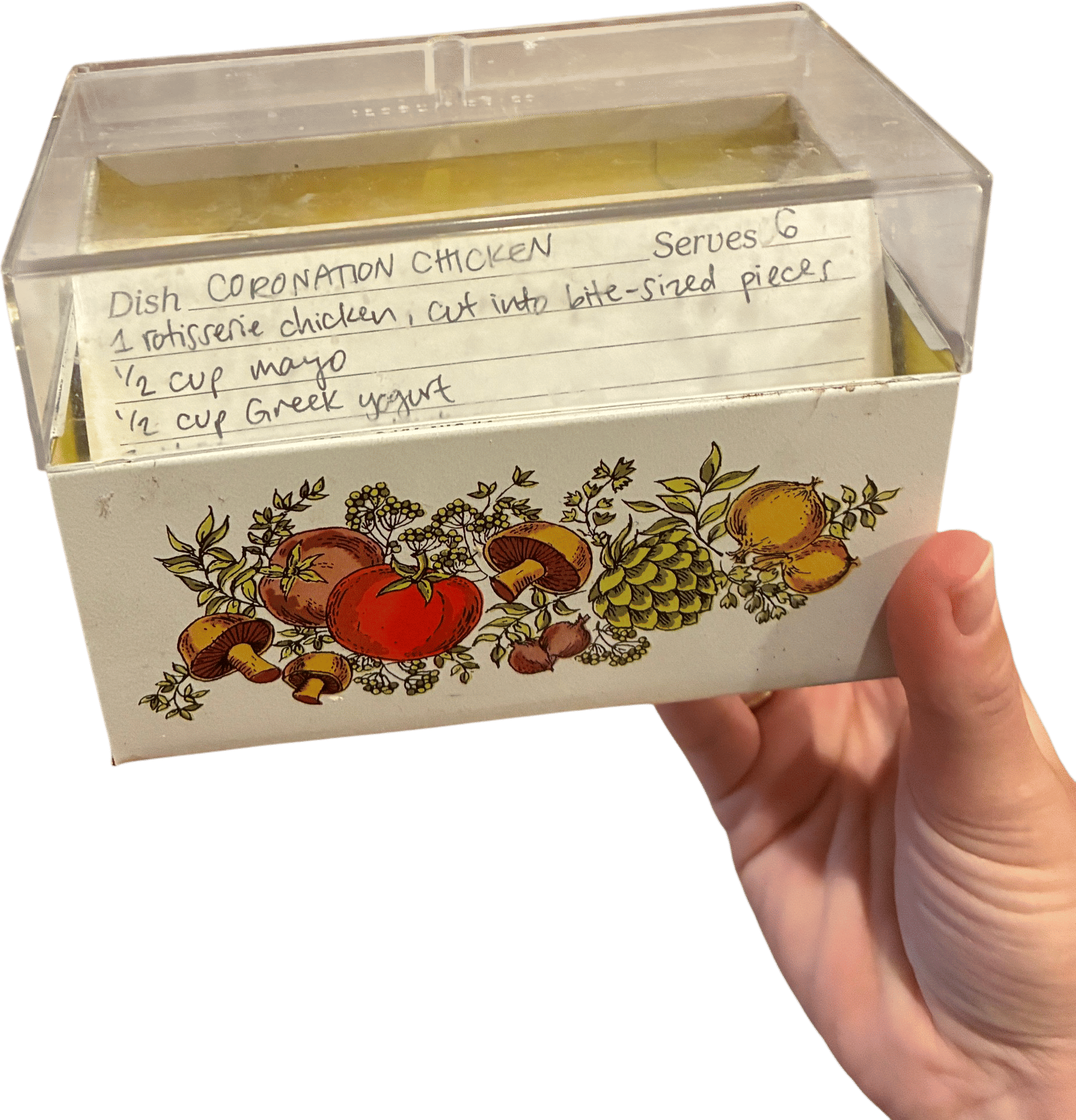 keep a recipe box