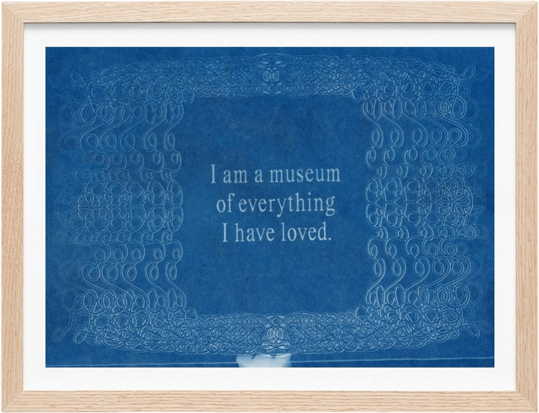 Jordan Schiffer - Cyanotype of Memories