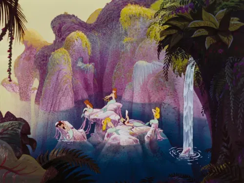 the mermaid cove from Peter Pan