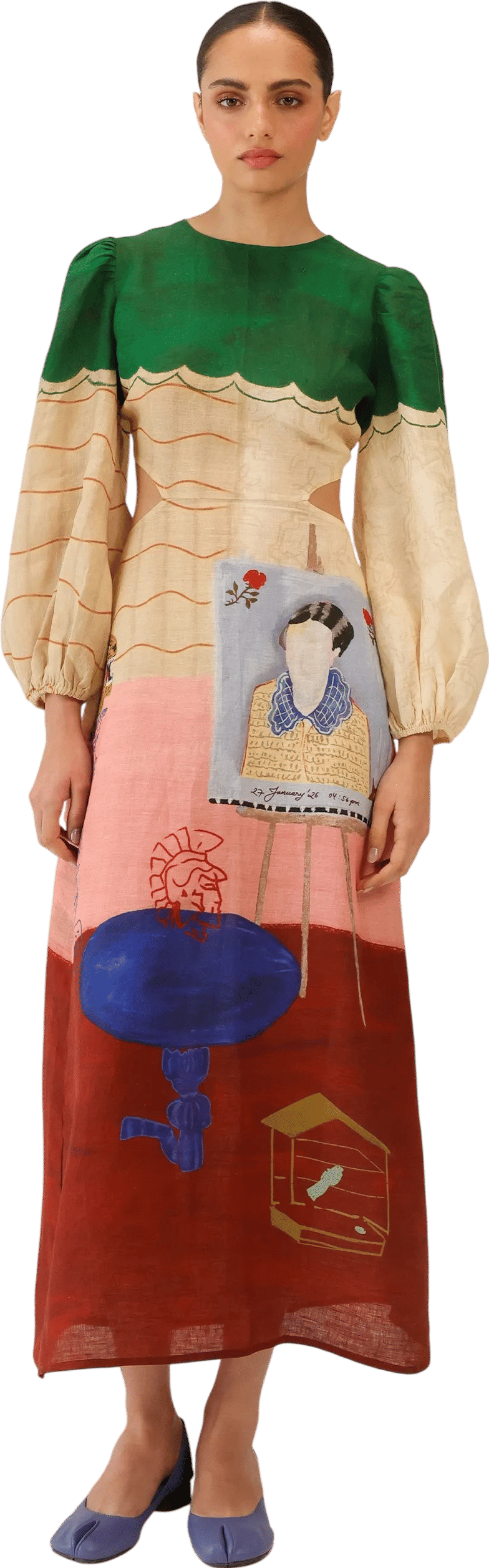 Euro Long Dress, Cord