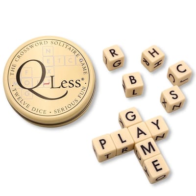 Q-Less: The Crossword Solitaire Game