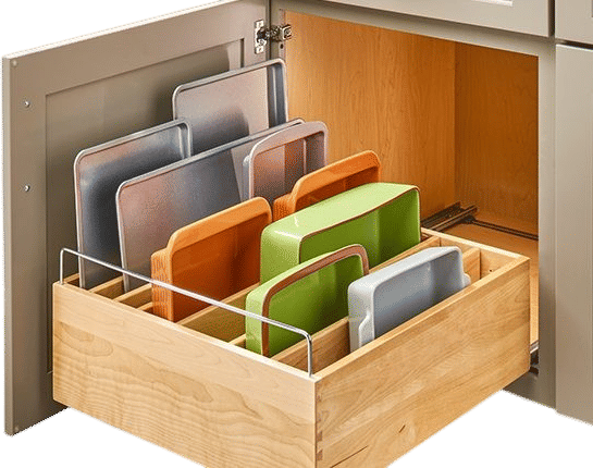 Pull Out Platter Storage 