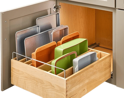 Pull Out Platter Storage