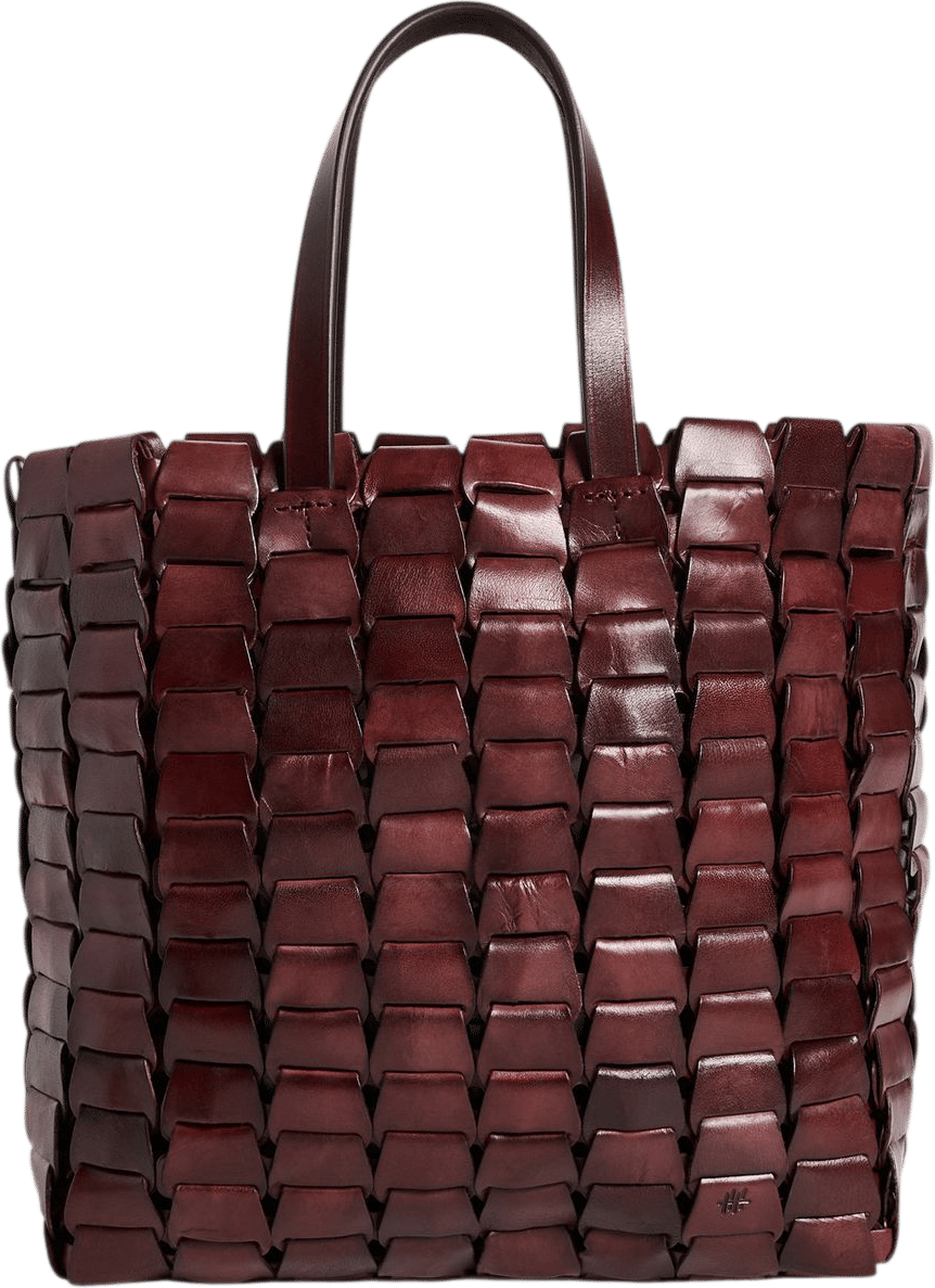 Link Leather Tote