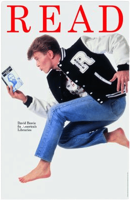 "The Idiot," ALA's David Bowie READ Poster (officially reprinted)