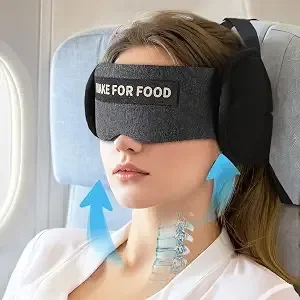 Travel Pillow with Eye Mask