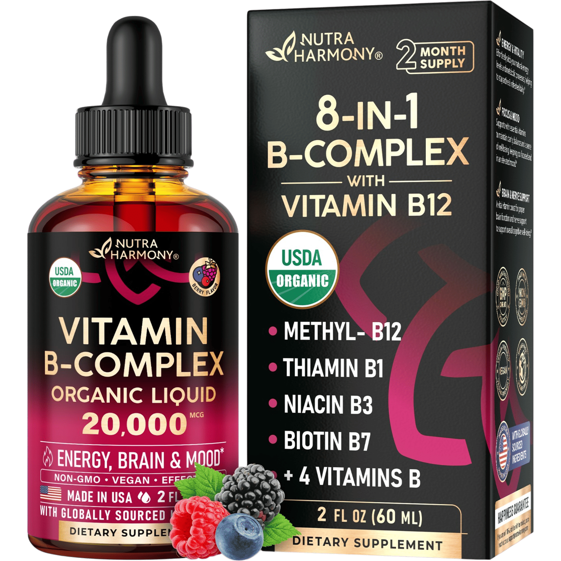 Vitamin B-Complex Liquid Drops by Nutraharmony