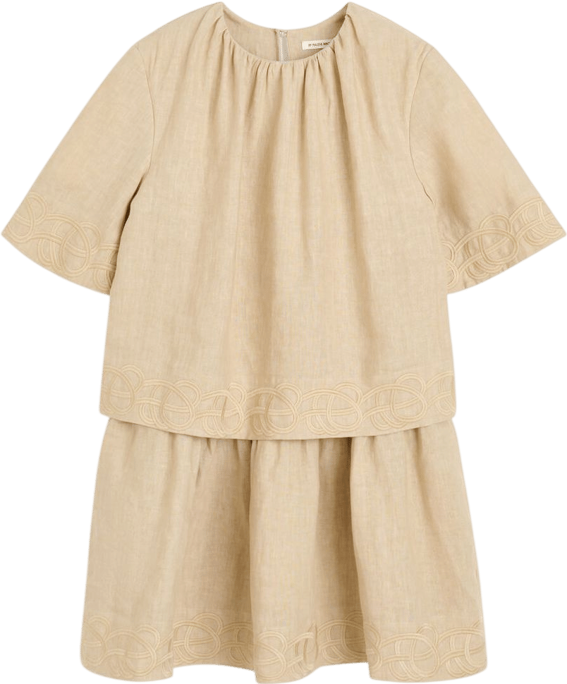 Jania linen mini dress