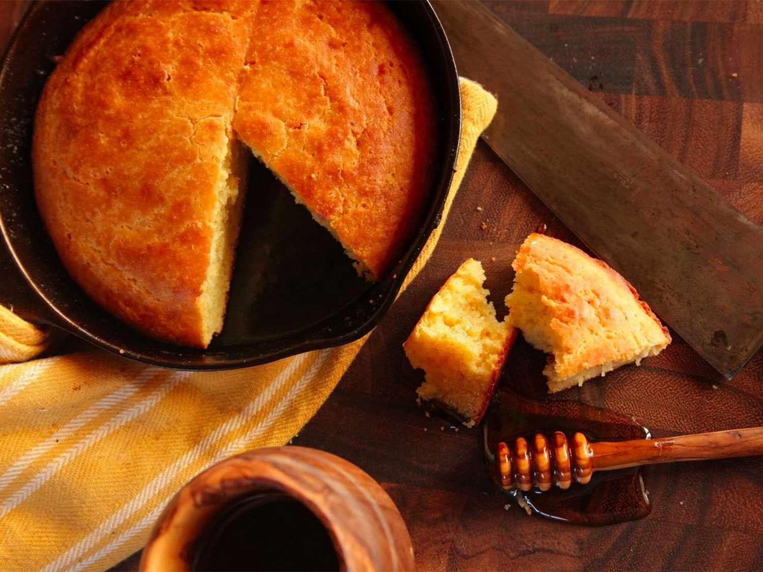 Moist and Tender Brown Butter Cornbread Recipe