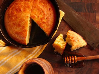 Moist and Tender Brown Butter Cornbread Recipe