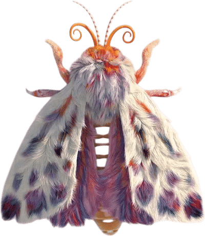 Soleil Venezia Moth Art Print