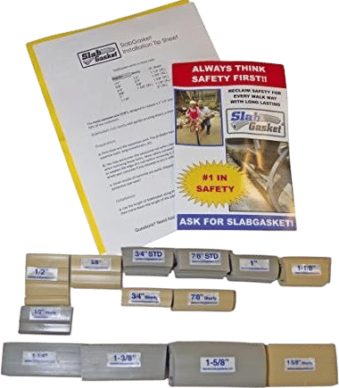 SlabGasket Expansion Joint Replacement (+ XL Sizes) - Free Sample Pack