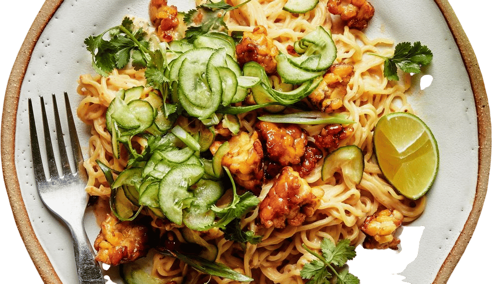 Nutty Noodles with Tempeh Recipe