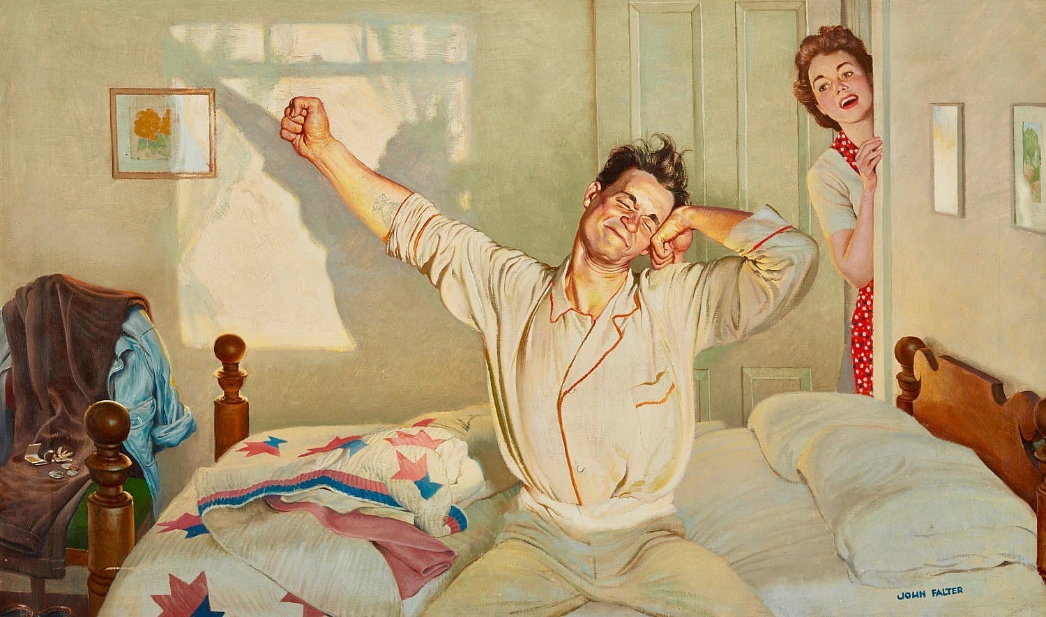 the feeling of waking up *not* hungover after a night out