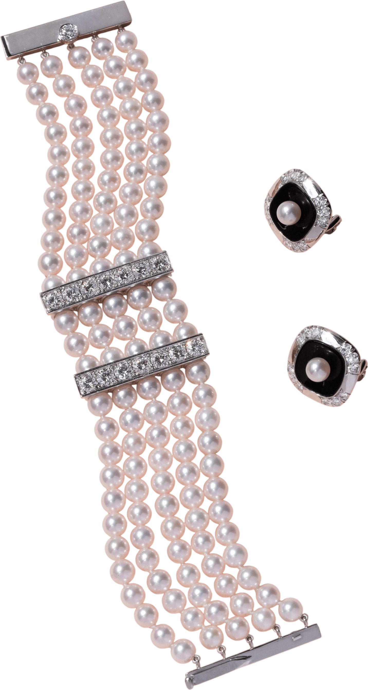 Pearls, Platinum & Diamonds