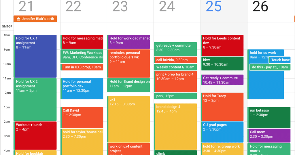Hourly Check Ins + Write It Down