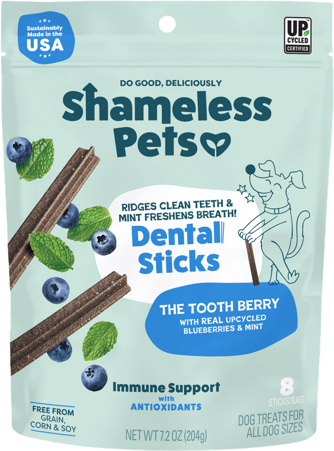 Shameless Pets The Tooth Berry Dental Sticks