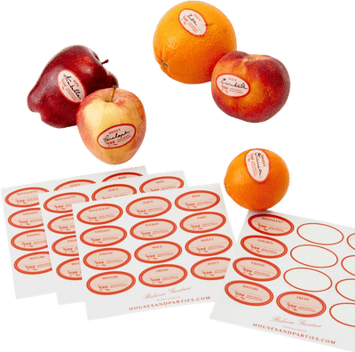Produce Label Place Cards