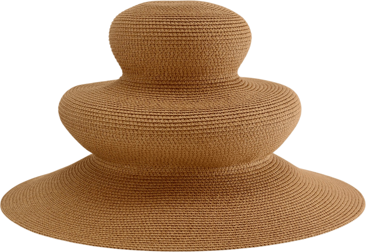 Tan Soufflet Hat