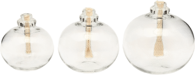 Flower Bulb Hand-Blown Glass Oil Lamps