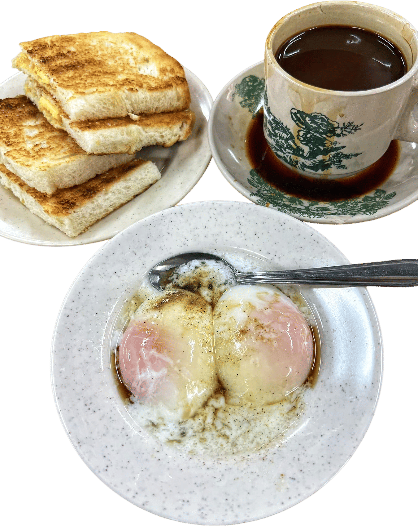 Soft boiled egg on toast 