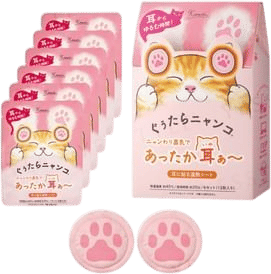 Kimochi Lazy Cat Tama Ear Warmers