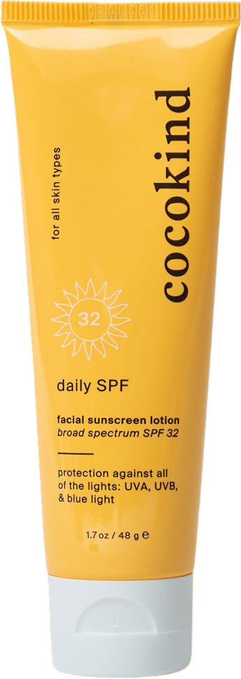 Wearing sunscreen every single day