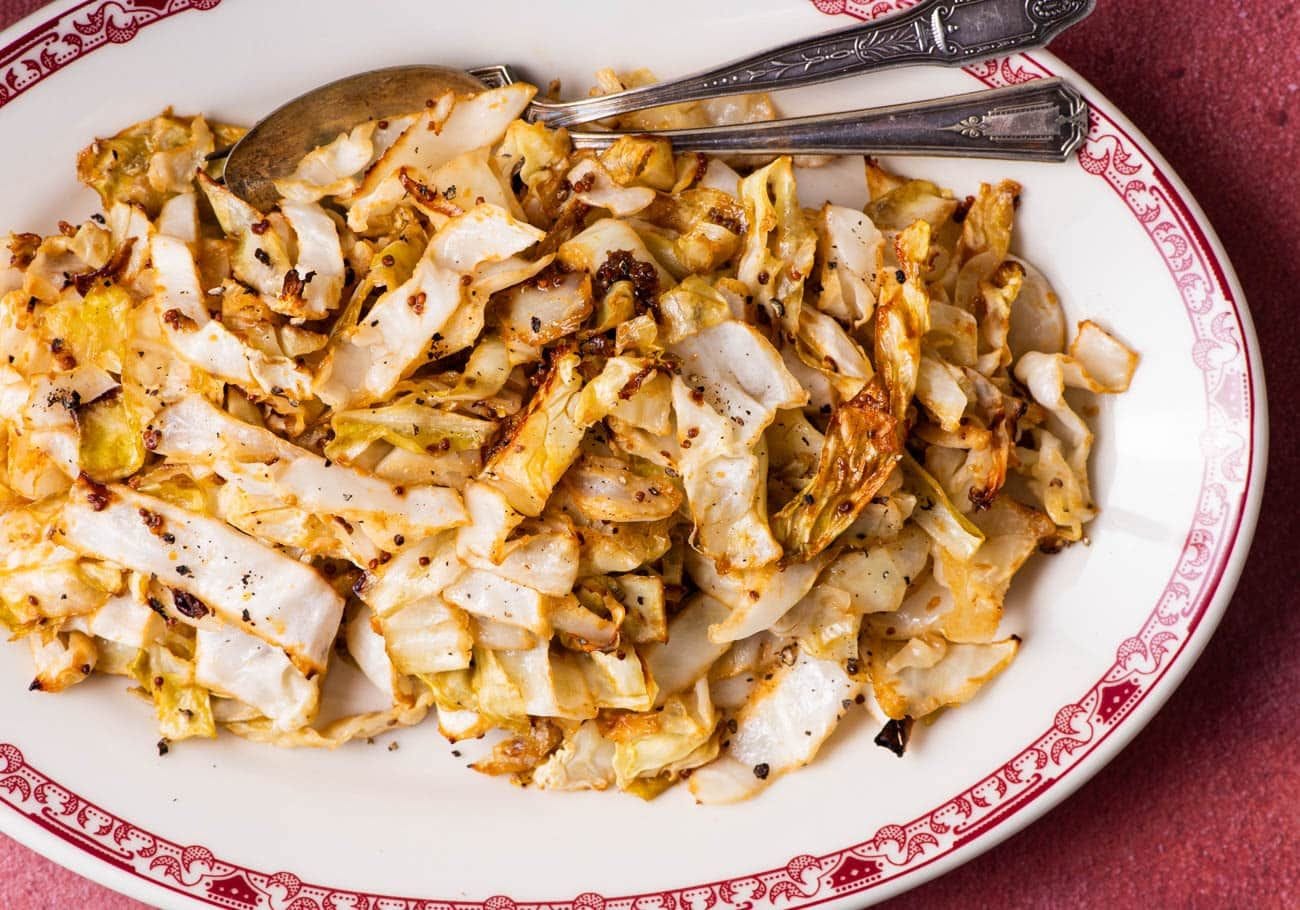 Roasted Cabbage with Miso Recipe
