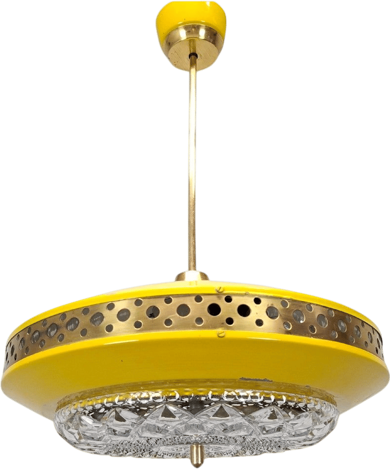 1970s Ludib Mid-Century Pendant Lamp