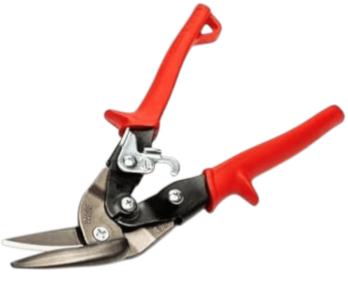 Crescent Wiss 9-1/4" Metalmaster Offset Straight and Left Cut Aviation Snips - M6R , Red