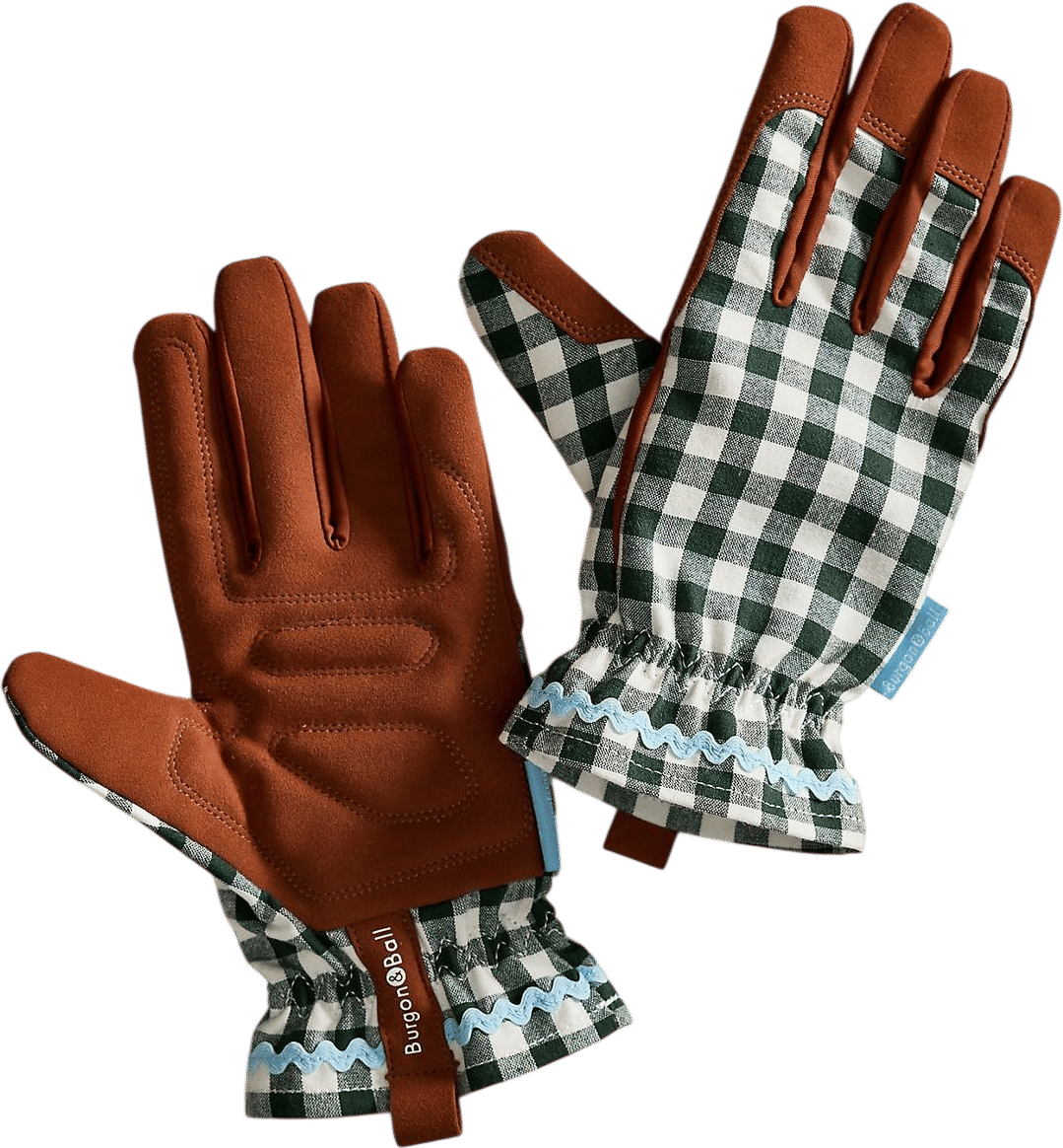 Burgon & Ball Gingham Garden Gloves