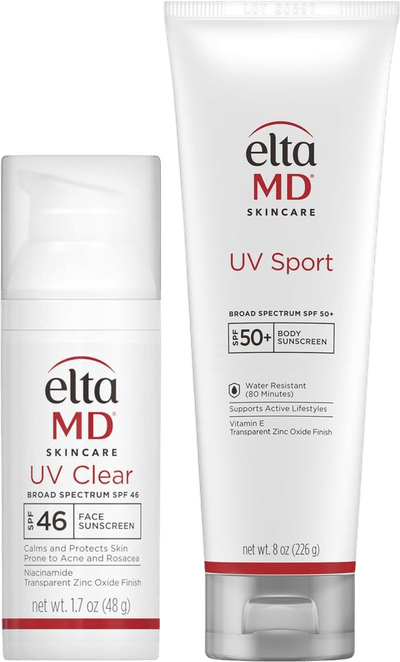UV Sport + UV Clear Untinted Duo