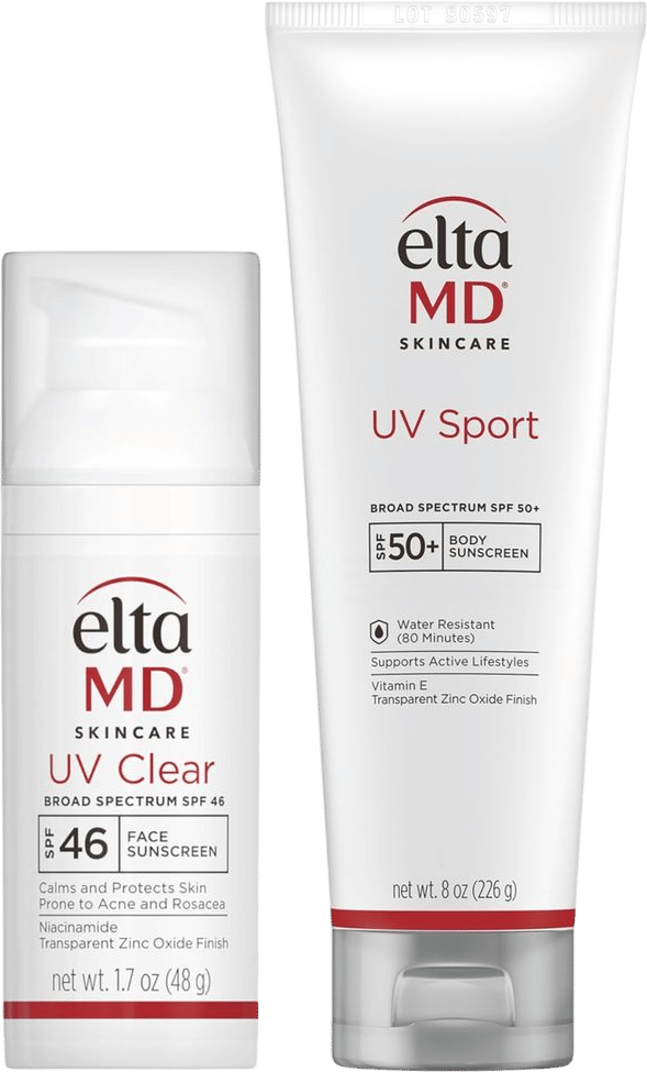 EltaMD UV Sport + UV Clear Untinted Duo ($104 Value) | Dermstore